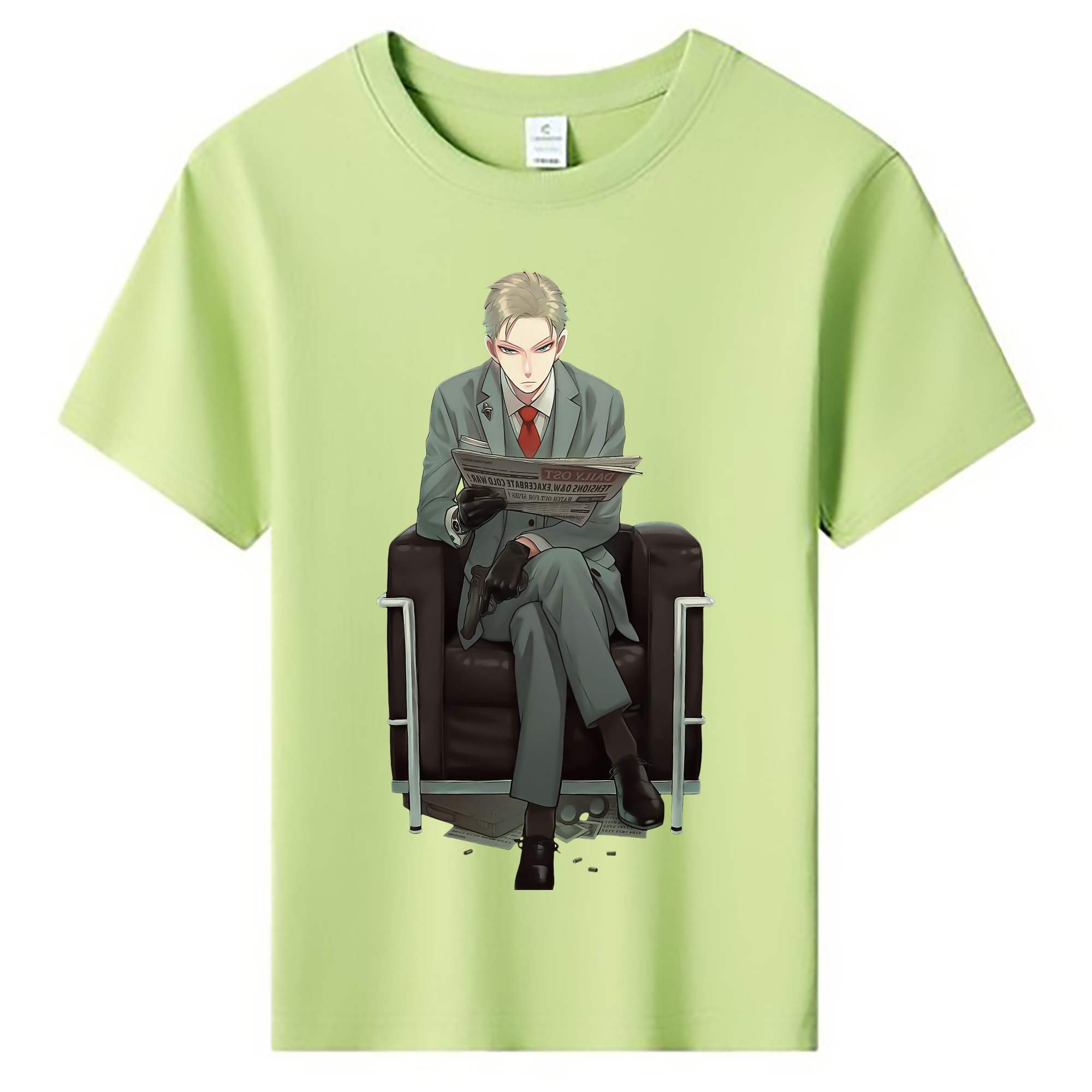 （画像用） SPY×FAMILY间谍家家酒 綿100％キッズTシャツ（フロントプリント）